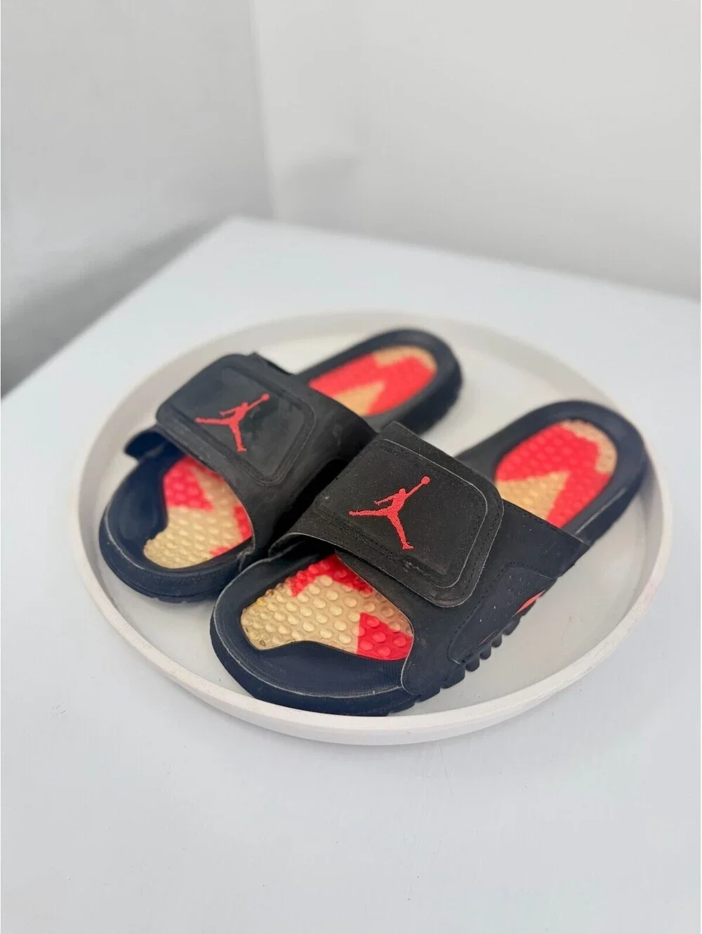 Nike Air Jordan Hydro 6 Retro Slides Black Infrared 630752-023 Men’s 10 2014